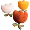 XCm Tulpe Sitzkissen gefüllt Pflanze Blume Plüsch Dekor flauschig weiche Rückenlehne Sofa Stuhl Bett Kinder Freundin Geschenk J220704