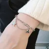 Очарование браслетов корейское дизайн прозрачный кристальный браслет браслет для женщин свадебные украшения для женщин SL275Charm LARS22