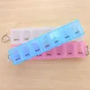 1 Row 7 Squares Weekly 7 Days Tablet Pill Box Holder Medicine Storage Organizer Container Case Dispenser Health Care Science 2022H5350855