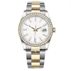 Mens watches Automatic Mechanical Watch 41mm size Watches Diamond Bezel Full Stainless Steel Strap