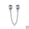 925 Siver Beads Charms for Pandora Bracelets Designer для женщин Новая цепочка безопасности Love Lock Angel Koala Flow
