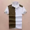 Camisas polo masculinas Roupas de grife de luxo Mangas curtas Polos masculinas Moda Casual Hip Hop Streetwear Cartas coloridas estampadas Camisetas de verão