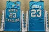 NCAA College Basketball Laney Bucs Jersey Michael 23 High School و North Carolina Tar Heels University for Sport Team Team Black Blue White Yellow