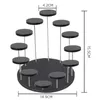 Outros Bakeware Round Cupcake Stand Acrílico Display Para Jóias Bolo Sobremesa Rack Partido Casamento Bebê Chuveiro Decoração Titular