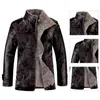 Veste d'hiver Grands Boutons Chauds Longs Pour Usage Quotidien Hommes L220801