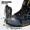 LARNMERN – chaussures de sécurité à bout en acier pour hommes, bottes de protection légères et respirantes, anti-écrasement, anti-perforation, antistatiques, 220728