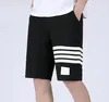 Мужские шорты летние дизайнеры брюки коричневые движения брюки повседневные виды спорта 2022 Thom Fashion Quick Drying Men Beach Bants Black M5XL 1092935