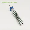 4" US Colored Swirl Pattern Glass Smoking Dab Nector Collector Straw Kit With 10Mm Male Titanium Tip And 10Mm Plastic Clip