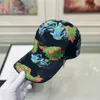 Jungle Tiger Printed Snapback Summer Cotton Breathable Ball Caps Canvas Hat Cap For Men Women Outdoor Travel