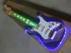 luces de guitarra eléctrica de acrílico