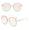 803 Designer Femmes Lunettes De Soleil Alliage De Haute Qualité Plein Ovale Cadre UV400 Polarisé Produit Fini Myopie Mode Femme Lunettes De Soleil rose