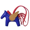 New fashion pegasus keychains pendant bags luxury designer creative tassel angel pony pendants car pendant key chains for men