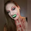 Party Supplies Halloween Decoration Vampire False Teeth Fluorescent Green Luminous Monster Teeth Cosplay Costume Prop