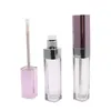 6.5 ml Vide Carré Clair Brillant À Lèvres Bouteille Portable Cosmétique Emballage Eyeliner Conteneurs Lip Glaze Tube En Plastique Givré Bouteilles Rechargeables