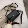 Bolsas de noite RanHuang Huang Chegou 2022 Bolsas de luxo de ombro feminino de moda de alta qualidade Mensageiro de couro PU preto B002ENELING