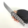 Begränsad anpassad version Kwaiback Folding Knife S35VN Blad Personligt titanhandtag Pocket EDC Praktisk utomhusutrustning Taktiska campingöverlevnadsverktyg