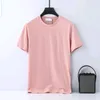 Men's T-shirts S-001 20ss Top Quality Spring Summer Loose Short-sleeved T-shirt Women Solid 220504 8 9TP7