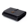 Leather Three Fold Wallet Women's Wallet Folding Top Leather Short Wallet Women 220712