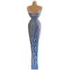 Sexy Mermaid Prom Dresses Spaghetti Strap Hand Beaded Sequins Sparkly Formal Party Dress Evening Gown Robe De Soiree