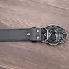 Ceintures Boucle de moto pour homme Ceinture rétro décorative CowboyBelts