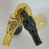 Glass Oil Burner Pipe with 10mm 14mm 18mm Male Female Frosted Joint Curved Burning Pipes Adaptor For Water Bong Dab Rigs