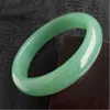 Брушковое капля Высококачественный натуральный зеленый донгинг нефритовые браслеты браслеты круглые подарки для модных элегантных ювелирных украшений Raym22