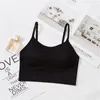 Yoga Outfit Bra Adjustable Strap Breathable Sports Push Up Shockproof Padded Top Athletic Gym Running Fitness Vest BraYoga