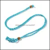 Justerbar halsbandsledning Tom stenhållare vax Rope DIY Natural Quartz Crystal Healing Net Bag Pendant Drop Leverans 2021 Halsband Penda