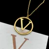 Collier de cercle de mode bijoux de créateur colliers pendentif simples pour femmes homme de haute qualité6858674