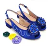 Dress Shoes In Nigeria Italian Design Matching And Bag Set Decorated With Rhinestone Wedding For Women BrideDress