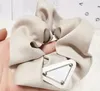 French niche letter hair ring design satin triangle fairy style lady temperament hair accessories female high quality fast delivery