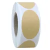 Adesivo adesivo em branco forma oval 500 pcs rótulos por rolo 1222479