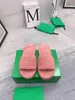 üst moda Kadın Terlik Havlu Slaytlar Süngerler Kauçuk Taban Kalın Alt Çim Yeşil Kırmızı RESORT SÜNGER Sandalet Tasarımcı Bayanlar Slippe S8Q2 #
