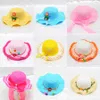 kids bucket hat summer straw hat children baby 2-5 years old child lace breathable mesh