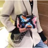 2021 New Personality Shoulder Clutch Mini Square Box Bag Cartoon Color Lovely Crossbody Bags Women Handbag Sac A Main