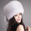 Berretti Cappello di pelliccia femminile di alta qualità Sport invernali all'aria aperta Moda Ispessimento caldo Protezione per le orecchie Cappellino per la testa Resistenza al freddo per tutti i fiammiferi