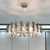 Pendellampor modern lyxkristallkronkrona för vardagsrum hall mode hem mat sovrum lampdekor kök ljusspendant