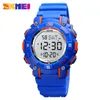 Relógios de pulso Skmei Brand Kids Watches 2 Time LED Crianças digitais assistem esporte à prova d'água meninas de garotas alarmes Montre Enfant Hour Wristwatc