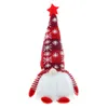 Party Decoration Christmas Gnome With LED Light Knitted Stars Nisse Figurine Plush Swedish Nordic Tomte Scandinavian Elf Decor