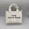 Tote Bag Kadın Tasarımcı Crossbody Omuz Çantaları Mektup Baskı Çanta PU Deri 2022 Ins