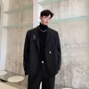 Мужские костюмы Blazers Black Supt Jacket Мужчина Железное кольцо