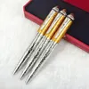 YAMALANG Luxury Classic Pen Brown Carved Decorative Pattern Barrel Ballpoint Pen Writing Smooth Office School Stationery3044