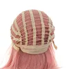 L-Email Wig Sentetik Saç Anime Casus Aile Anya Forger Cosplay Perukları 40cm Pembe Bobo Kadınlar Isı Dayanıklı 220525