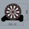 Igrzyska na świeżym powietrzu giganta zaopatrzone w piłkę nożną piłkę nożną nadmuchiwane rzutki szalone urządzenia do gry na zewnątrz Dartboard Target z 6 piłkami