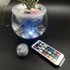 Nuove luci subacquee colorate a LED per acquario, serbatoio per pesci sommergibile, lampada a candela elettronica subacquea trasparente trasparente