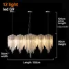 new modern Designer LED Chandelier lamps Hand made stainless steel sheet chandelier lamp for living room / bedroom home deor lighting