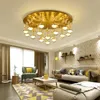Hanglampen moderne licht luxe Noordse woonkamer kristallen kroonluchter warme romantische ronde rond huis slaapkamer eenvoudige led kunst licht spendant