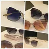 Ligne de loi sur les dames à la mode Femme Femme design de luxe Sun Glassements Plage Classic Cat Eye Pink Sunglasses Anti Refelction UV400 5312862