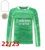 Maglie da calcio a maniche lunghe BENZEMA CAMAVINGA VALVERDE RODRYGO COURTOIS Portiere ASENSIO MARCELO MODRIC HAZARD REAL TCHOUAMENI Kit maglia da calcio ALABA