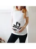 Ładowanie dziecka wydrukowane ciąży T-koszulka T-shirt z krótkim rękawem